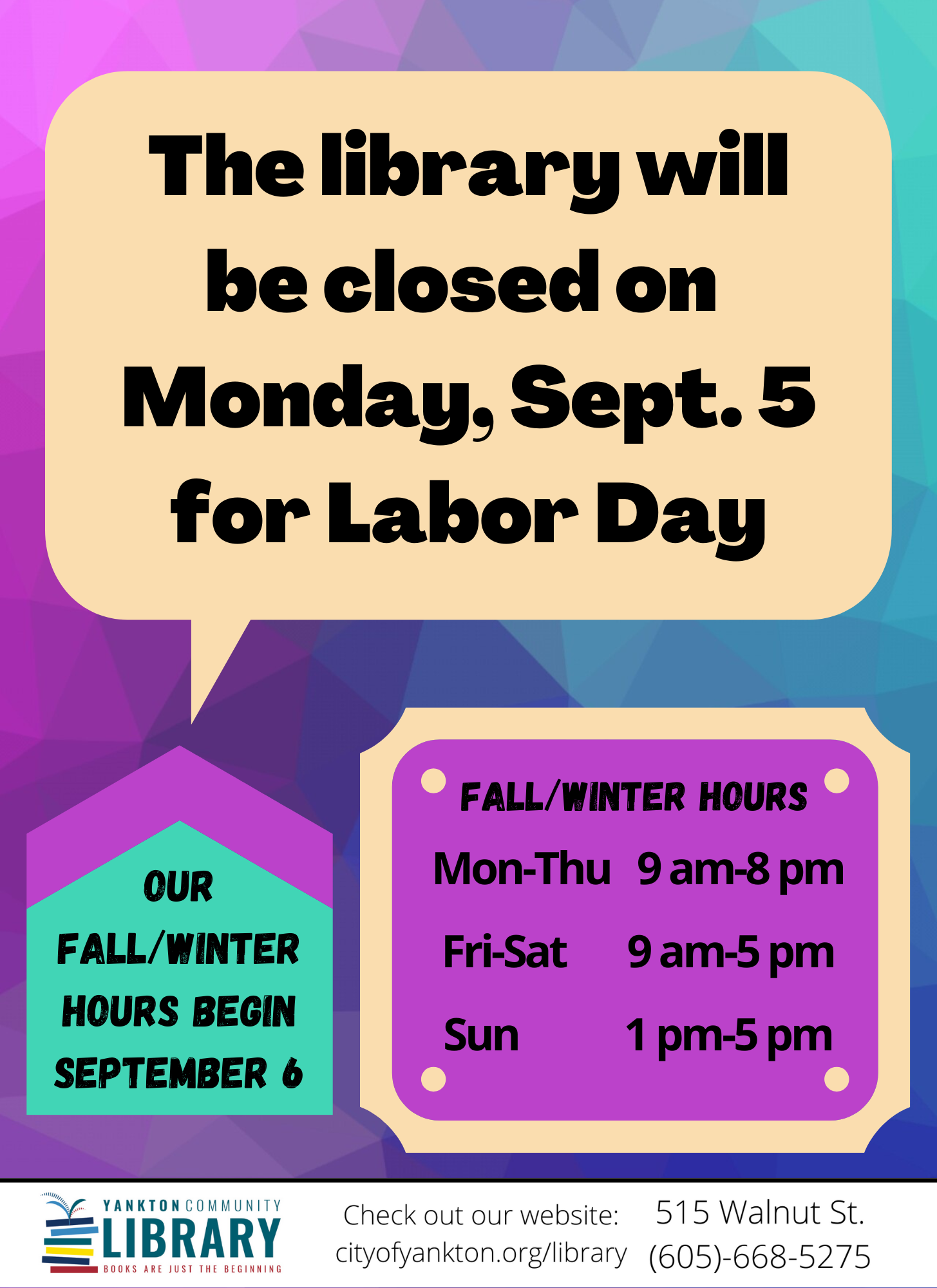 Closed Labor Day