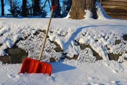 snow shoveling